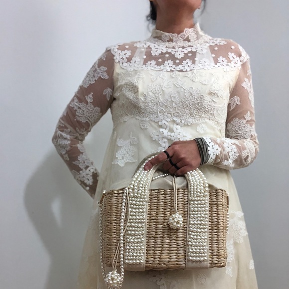 Pending Sale / Vintage 60s Priscilla of Boston Wedding Dress - Picture 3 of 16